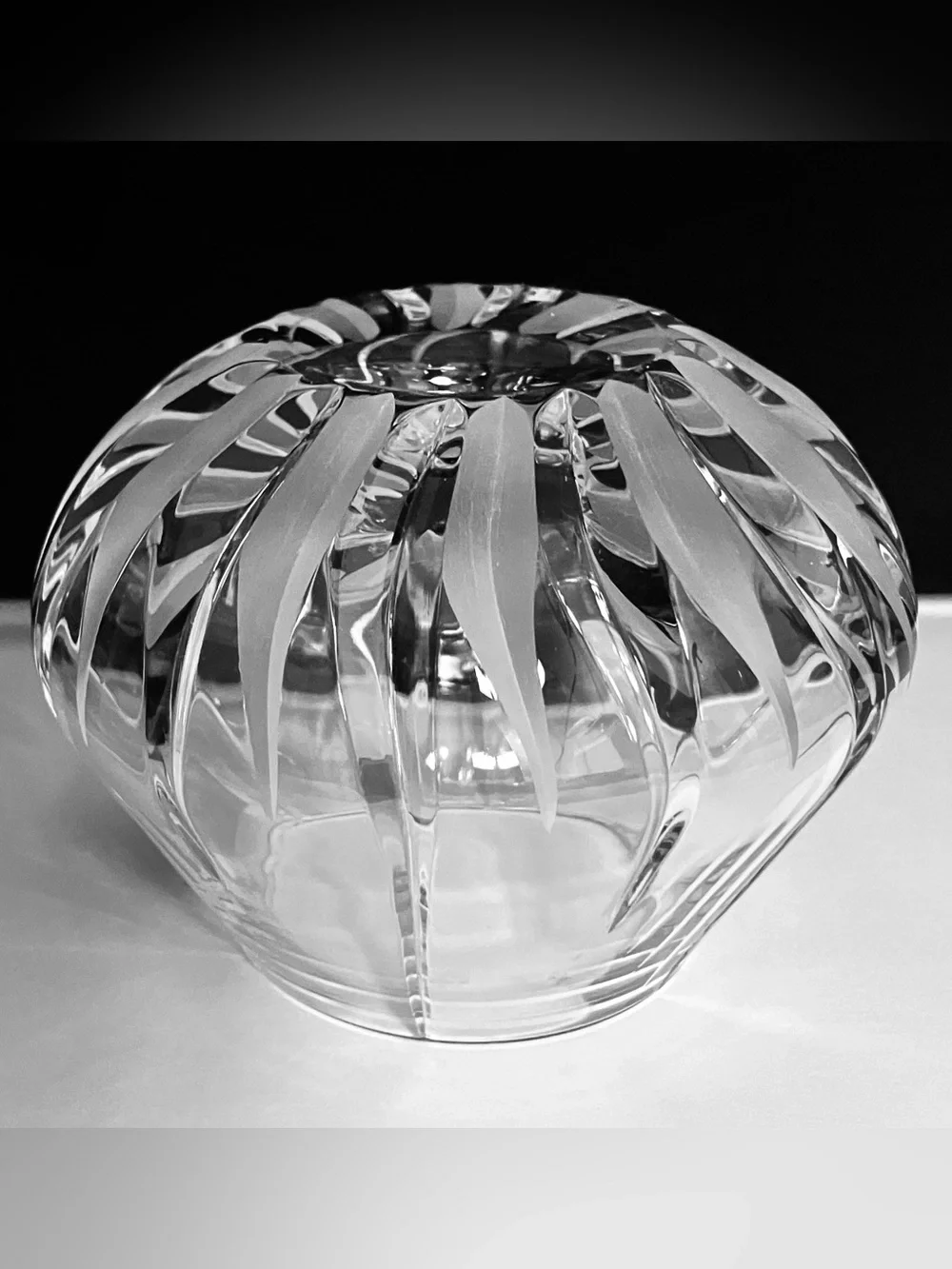 Mikasa FLAME D’AMORE Votive CANDLE HOLDER or Small Vase / Rare RETIRED CRYSTAL